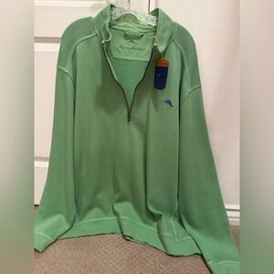 Tommy Bahama Men's Sage Green Crewneck Sweater